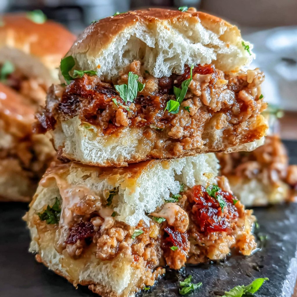 Turkey Sloppy Joes with a Twist