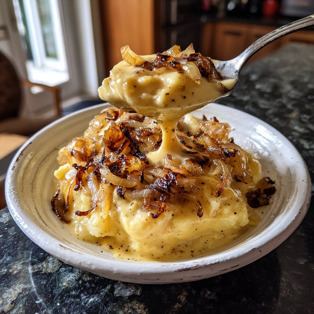 Cream Sauce Onion Boil