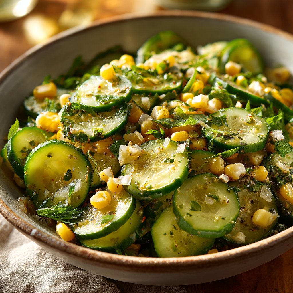 Cucumber Corn Salad